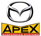 Ook de verlagingsveren van APEX voor de Mazda zijn leverbaar bij IMPROMAXX